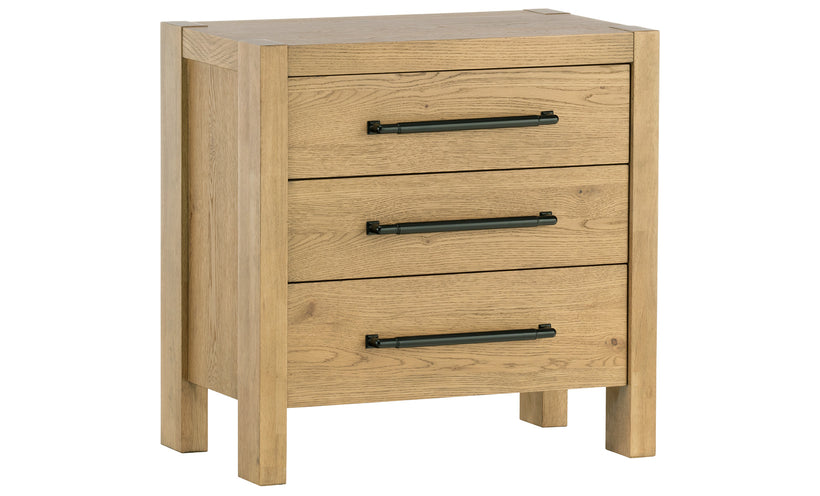 Davie 3-Drawer Nightstand
